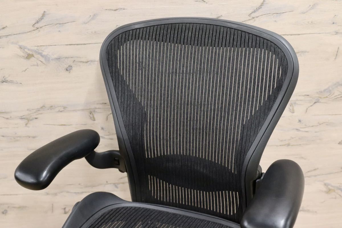 GMFF56○Herman Miller / ハーマンミラー アーロンチェア AERON Bサイズ デスクチェア オフィスチェア 書斎椅子 美品