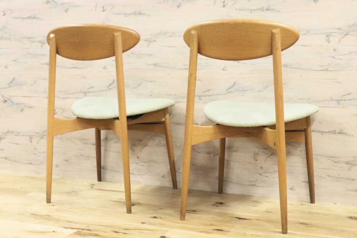 GMFH248F○飛騨産業 / HIDA キツツキ SD220N アームレスチェア ダイニングチェア 食卓椅子 椅子 ホワイトオーク材 チェア 2脚セット