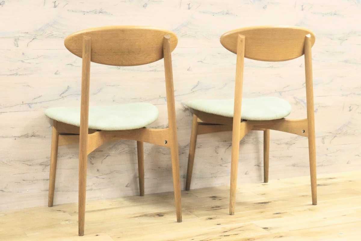 GMFH248G○飛騨産業 / HIDA キツツキ SD220N アームレスチェア ダイニングチェア 食卓椅子 椅子 ホワイトオーク材 チェア 2脚セット