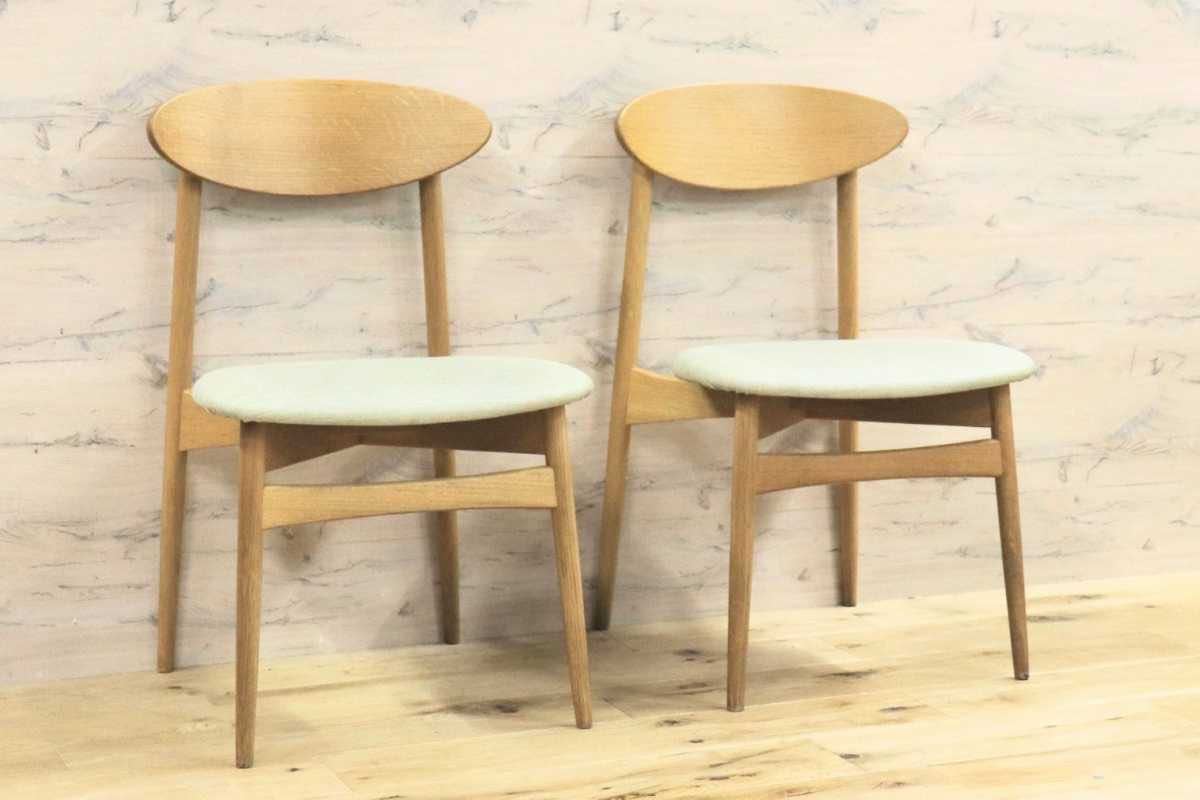 GMFH248G○飛騨産業 / HIDA キツツキ SD220N アームレスチェア ダイニングチェア 食卓椅子 椅子 ホワイトオーク材 チェア 2脚セット