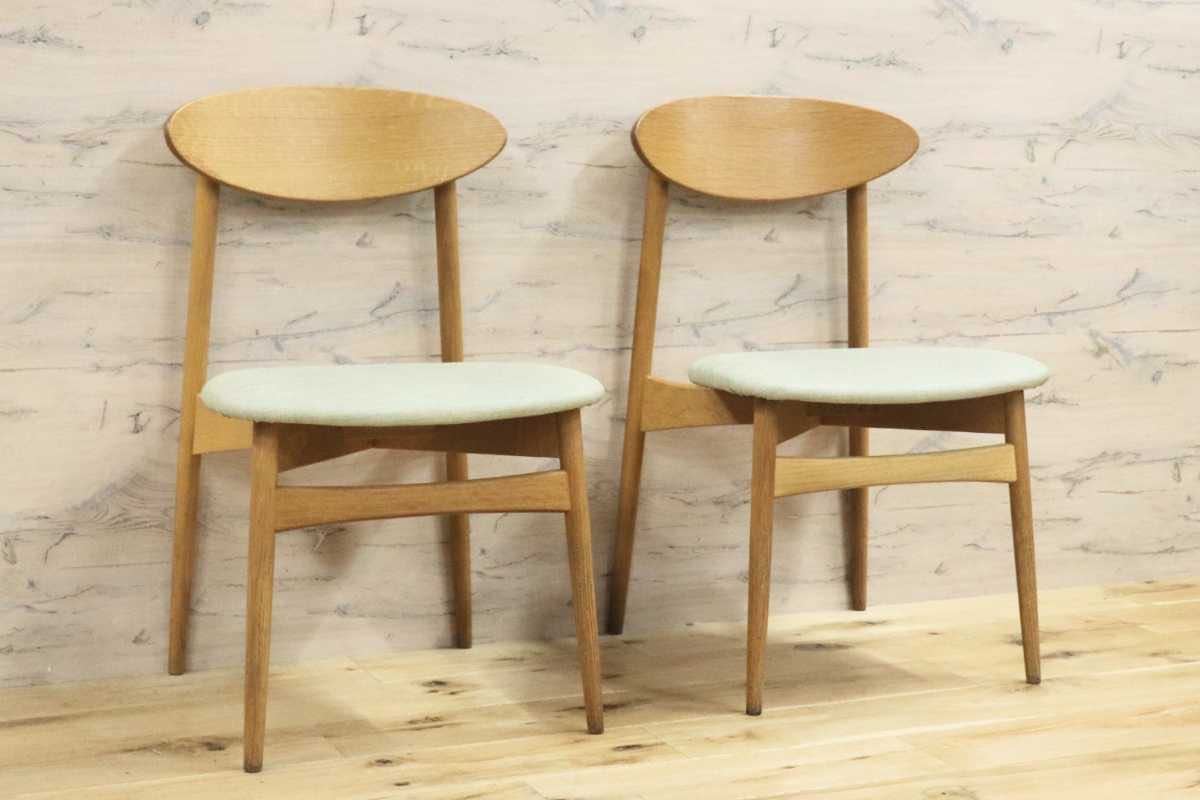 GMFH248I○飛騨産業 / HIDA キツツキ SD220N アームレスチェア ダイニングチェア 食卓椅子 椅子 ホワイトオーク材 チェア 2脚セット