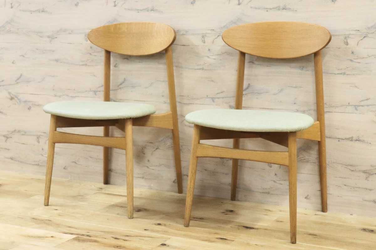 GMFH248J○飛騨産業 / HIDA キツツキ SD220N アームレスチェア ダイニングチェア 食卓椅子 椅子 ホワイトオーク材 チェア 2脚セット