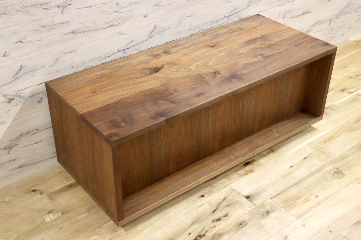 GMFK603○ウォールナット 無垢材 TVボード AVボード ローボード センターテーブル リビングテーブル リビング収納 北欧 モダン 美品