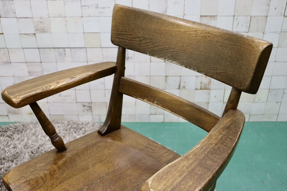 GMFT354D○柏木工 / KASHIWA ウィルダネス アームチェア 椅子 2脚セット オーク材 飛騨家具 古民家 アンティーク