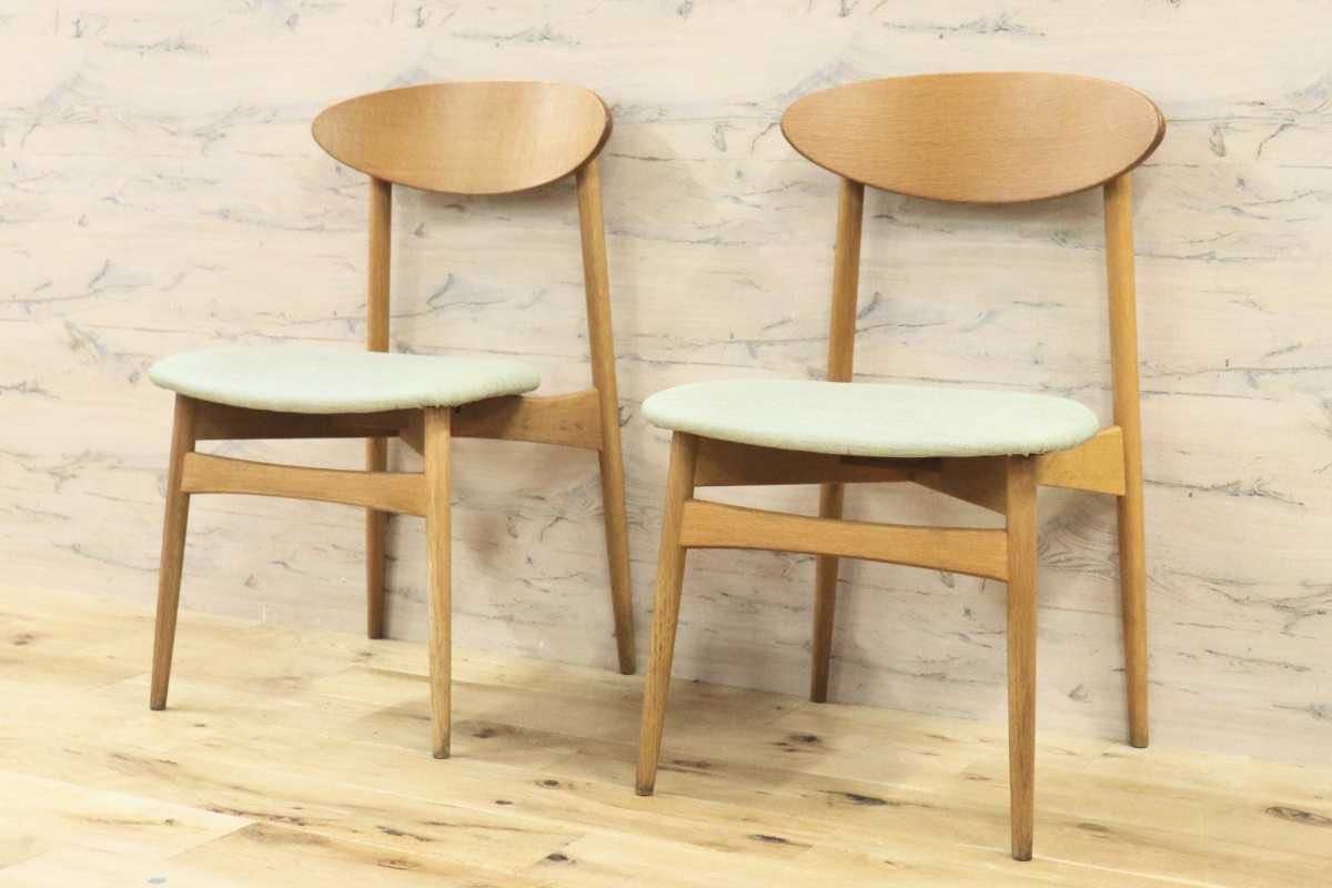 GMFH248O○飛騨産業 / HIDA キツツキ SD220N アームレスチェア ダイニングチェア 食卓椅子 椅子 ホワイトオーク材 チェア 2脚セット