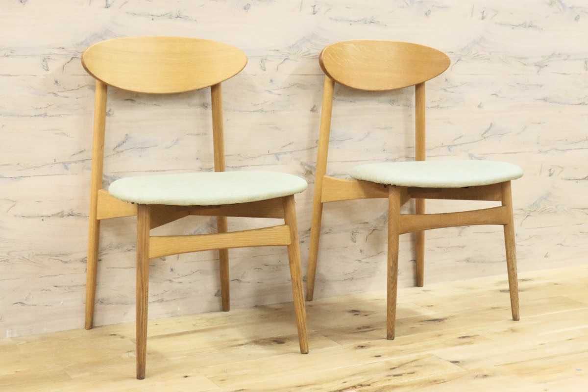 GMFH248Q○飛騨産業 / HIDA キツツキ SD220N アームレスチェア ダイニングチェア 食卓椅子 椅子 ホワイトオーク材 チェア 2脚セット