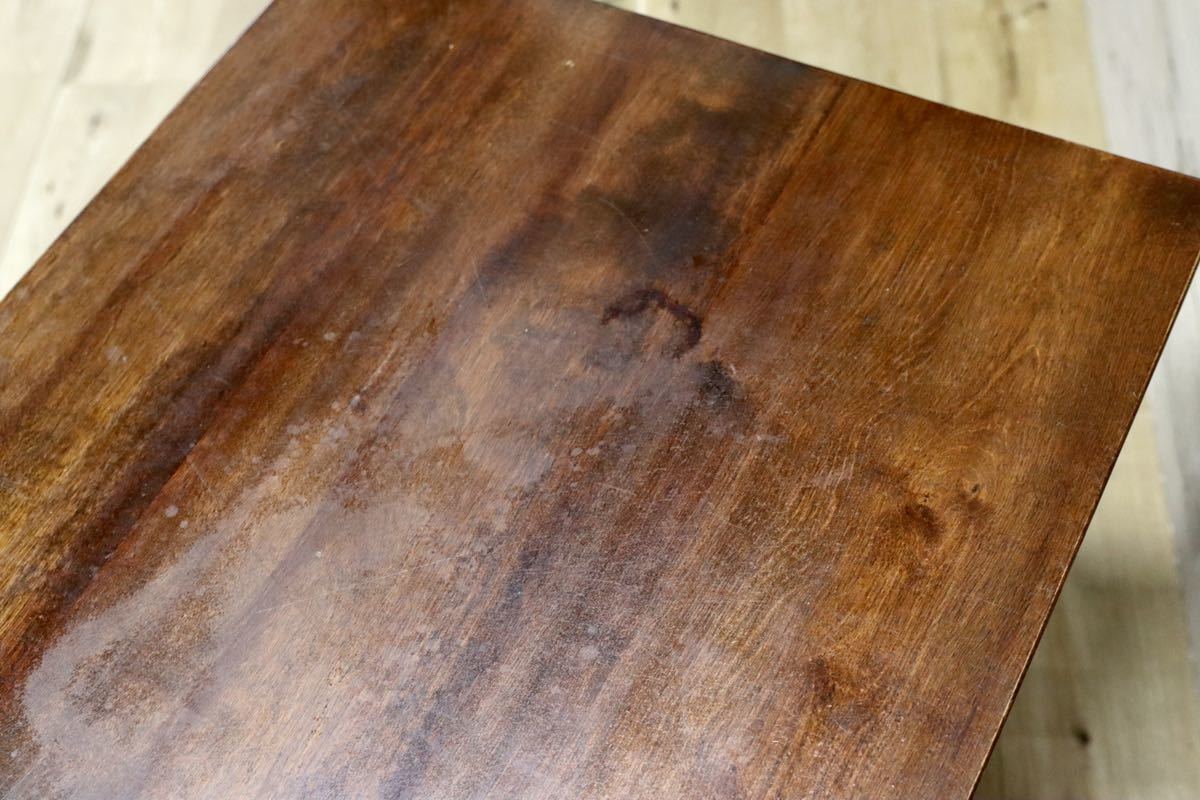 GMFH261○松本民芸家具 柳型 リビングテーブル センターテーブル アンティーク ミズミザクラ 無垢材 古民家 レトロ 和家具 座敷 和室