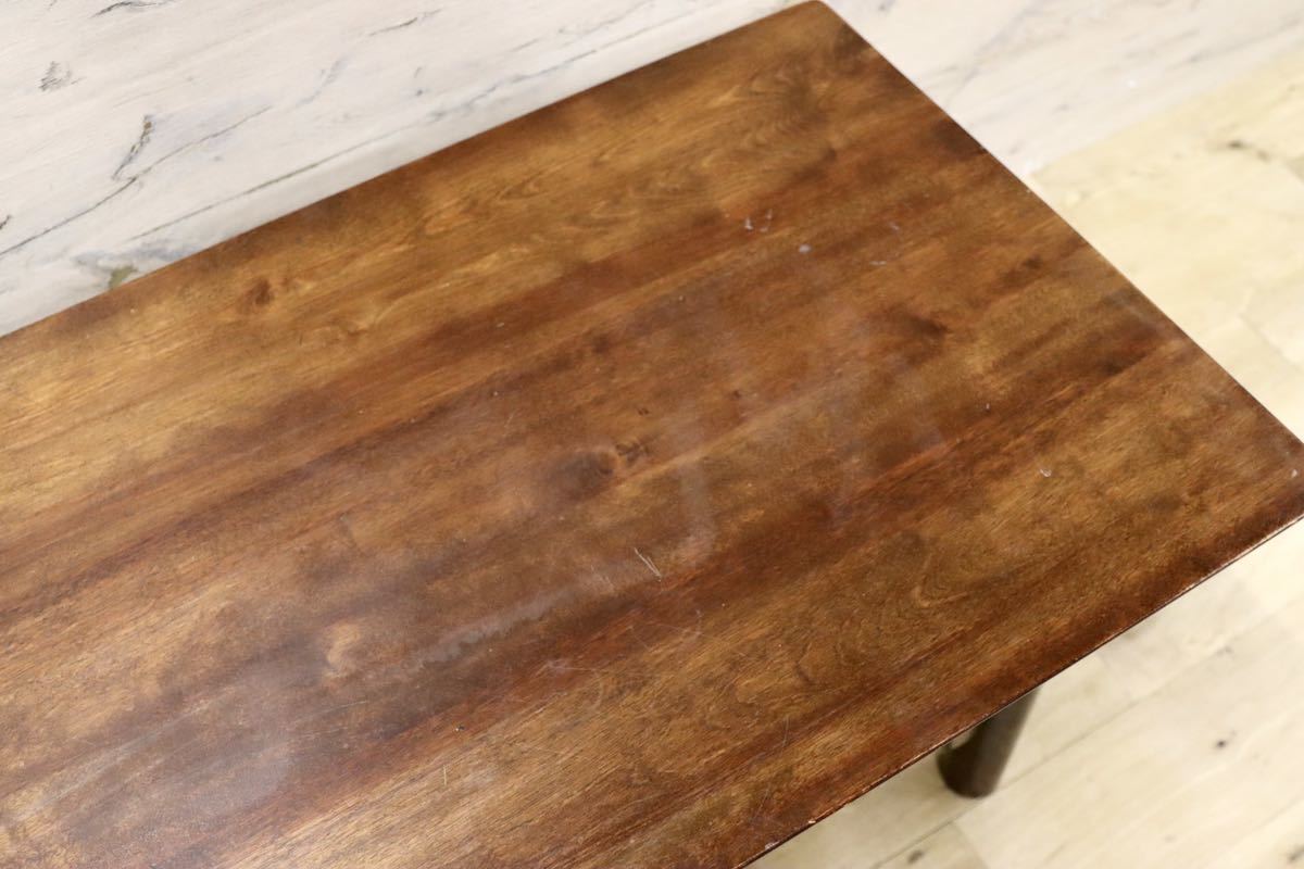 GMFH261○松本民芸家具 柳型 リビングテーブル センターテーブル アンティーク ミズミザクラ 無垢材 古民家 レトロ 和家具 座敷 和室