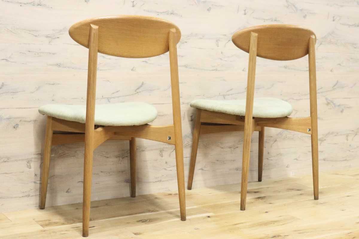 GMFH254A○飛騨産業 / HIDA キツツキ SD220N アームレスチェア ダイニングチェア 食卓椅子 椅子 ホワイトオーク材 チェア