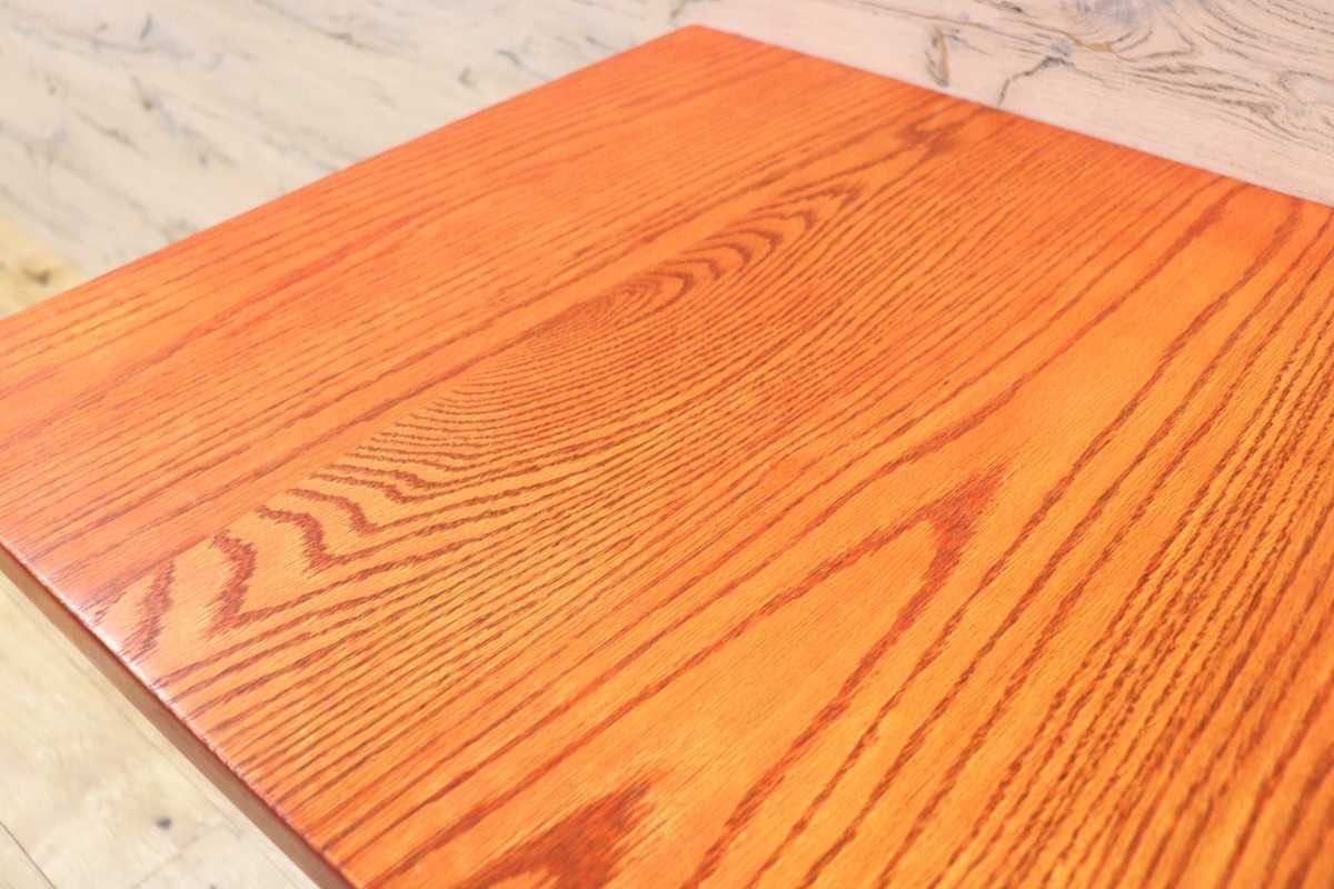 GMFH237A○飛騨産業 / HIDA キツツキ 9981 ダイニングテーブル カフェテーブル 楢材 無垢 インダストリアル 店舗什器 カフェ 飛騨家具