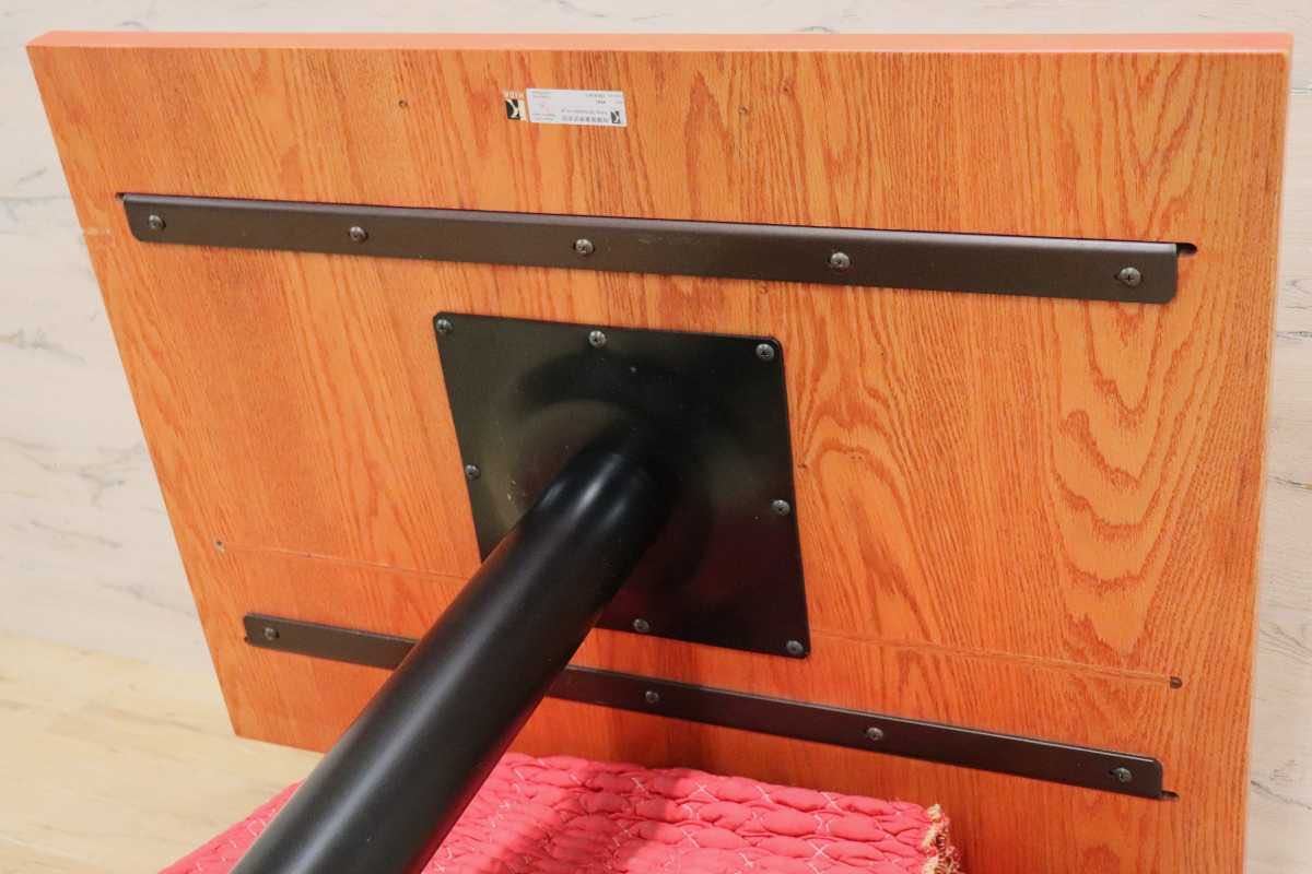 GMFH237D○飛騨産業 / HIDA キツツキ 9981 ダイニングテーブル カフェテーブル 楢材 無垢 インダストリアル 店舗什器 カフェ 飛騨家具