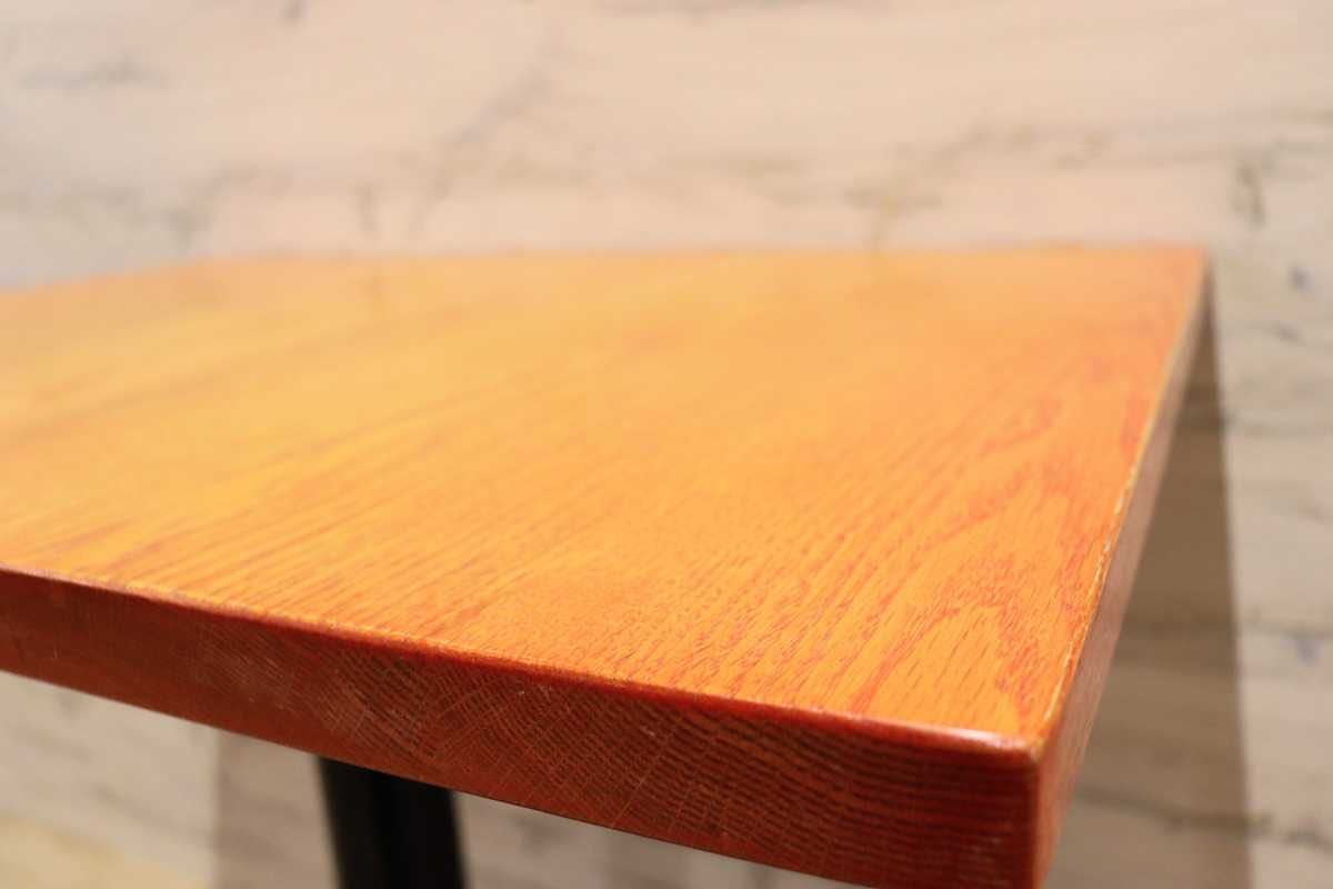 GMFH237D○飛騨産業 / HIDA キツツキ 9981 ダイニングテーブル カフェテーブル 楢材 無垢 インダストリアル 店舗什器 カフェ 飛騨家具