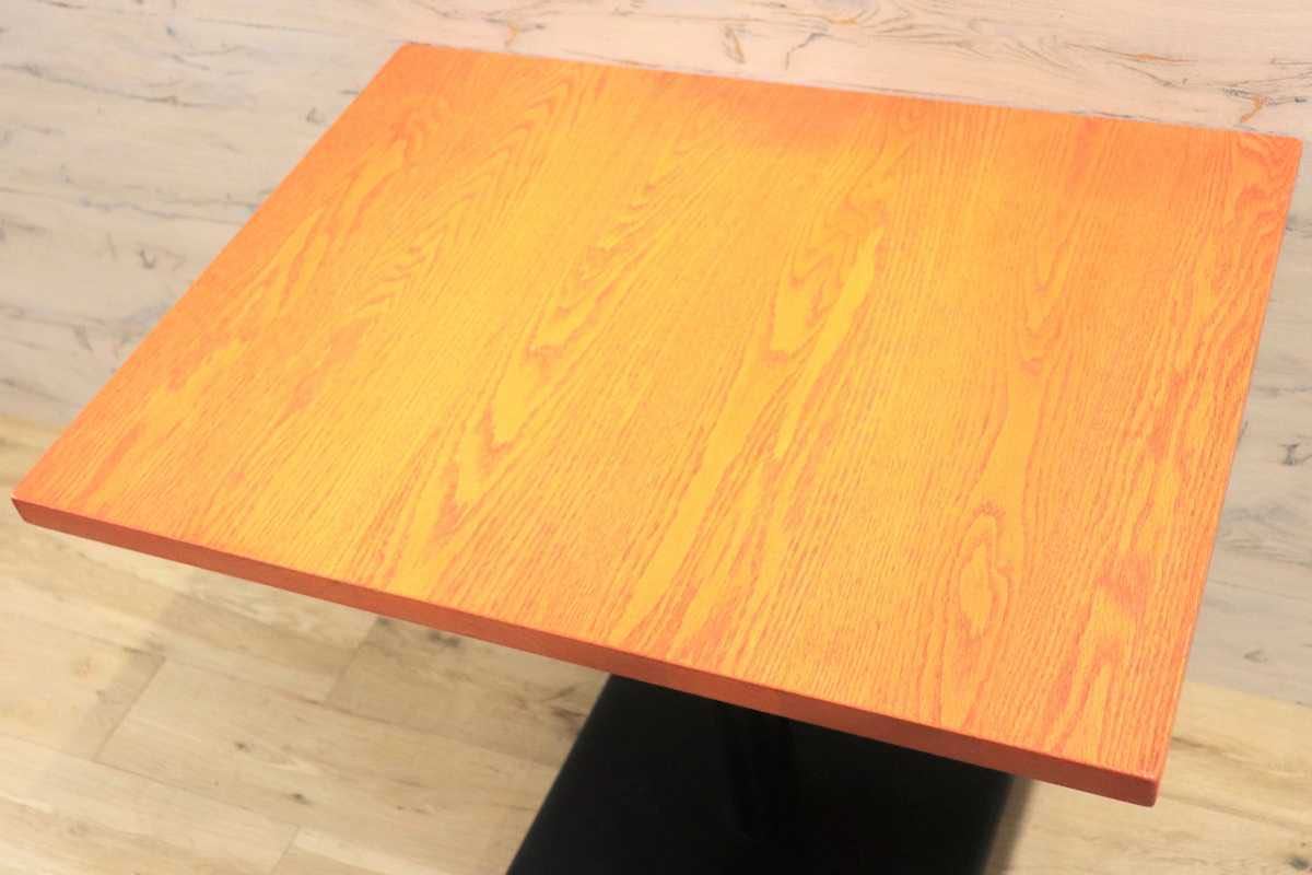 GMFH237F○飛騨産業 / HIDA キツツキ 9981 ダイニングテーブル カフェテーブル 楢材 無垢 インダストリアル 店舗什器 カフェ 飛騨家具