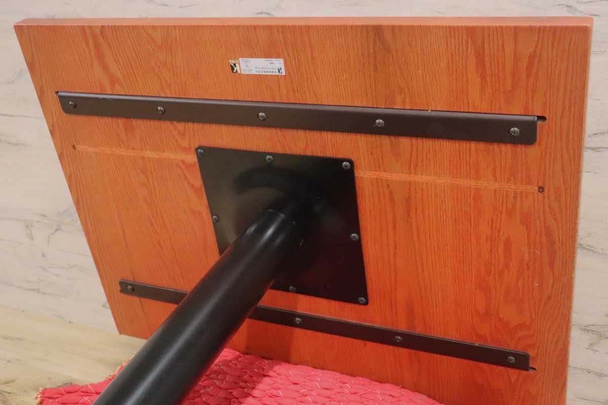 GMFH237H○飛騨産業 / HIDA キツツキ 9981 ダイニングテーブル カフェテーブル 楢材 無垢 インダストリアル 店舗什器 カフェ 飛騨家具