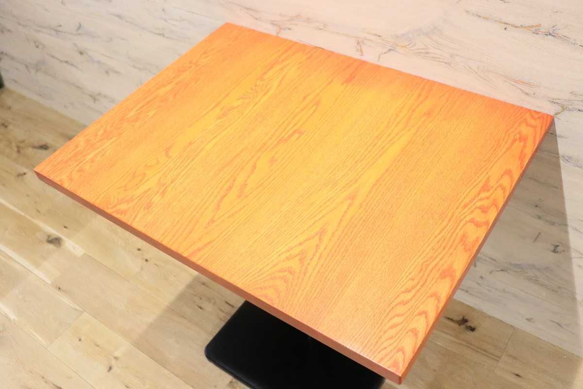 GMFH237I○飛騨産業 / HIDA キツツキ 9981 ダイニングテーブル カフェテーブル 楢材 無垢 インダストリアル 店舗什器 カフェ 飛騨家具