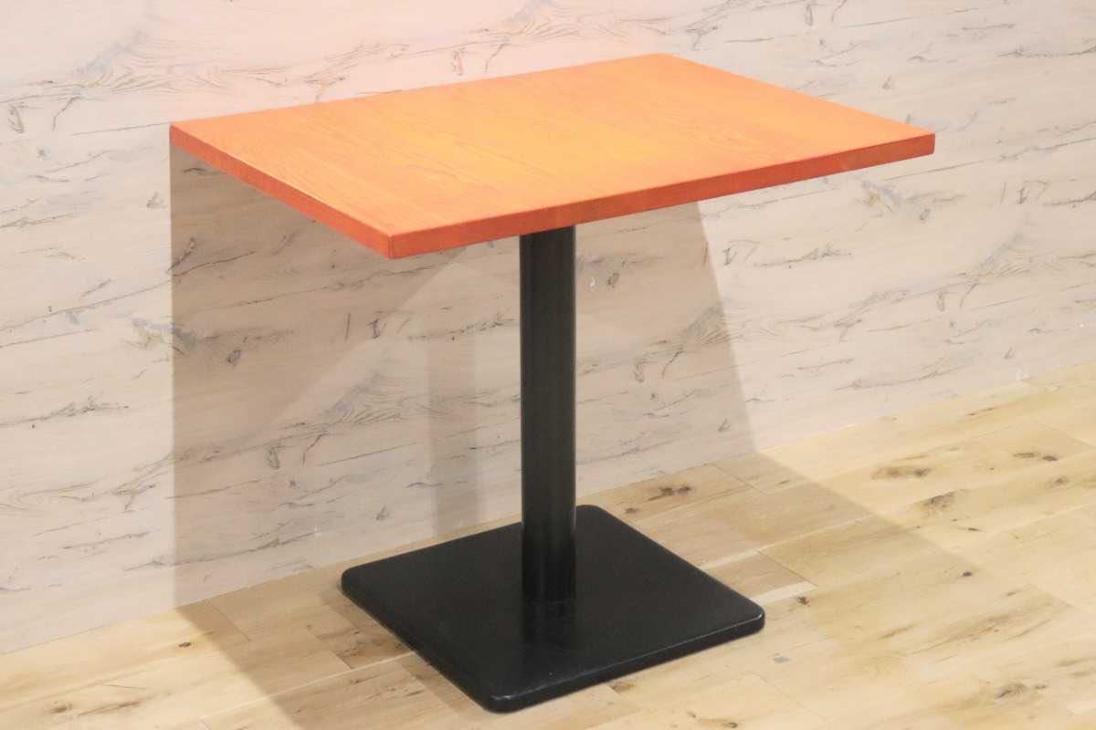 GMFH237J○飛騨産業 / HIDA キツツキ 9981 ダイニングテーブル カフェテーブル 楢材 無垢 インダストリアル 店舗什器 カフェ 飛騨家具