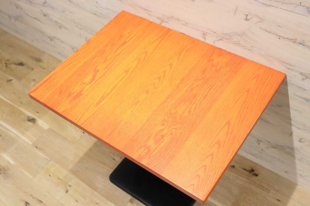 GMFH237J○飛騨産業 / HIDA キツツキ 9981 ダイニングテーブル カフェテーブル 楢材 無垢 インダストリアル 店舗什器 カフェ 飛騨家具