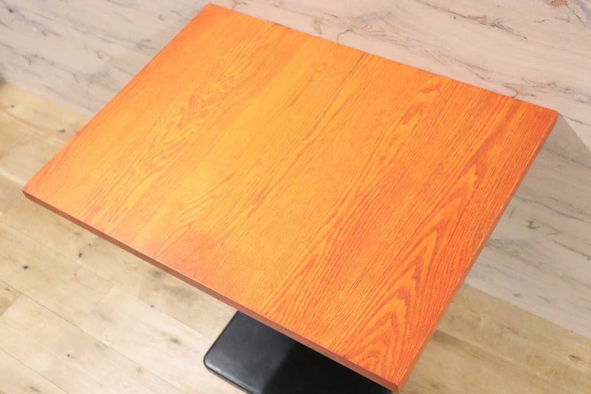 GMFH237K○飛騨産業 / HIDA キツツキ 9981 ダイニングテーブル カフェテーブル 楢材 無垢 インダストリアル 店舗什器 カフェ 飛騨家具