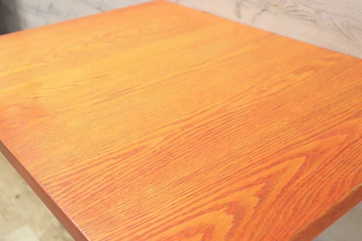 GMFH237K○飛騨産業 / HIDA キツツキ 9981 ダイニングテーブル カフェテーブル 楢材 無垢 インダストリアル 店舗什器 カフェ 飛騨家具