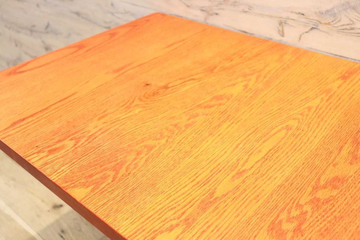 GMFH237N○飛騨産業 / HIDA キツツキ 9981 ダイニングテーブル カフェテーブル 楢材 無垢 インダストリアル 店舗什器 カフェ 飛騨家具