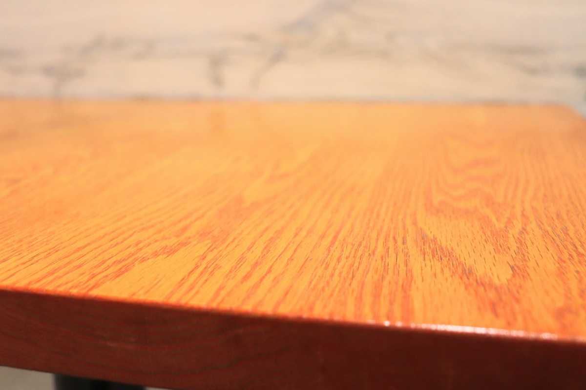 GMFH237N○飛騨産業 / HIDA キツツキ 9981 ダイニングテーブル カフェテーブル 楢材 無垢 インダストリアル 店舗什器 カフェ 飛騨家具