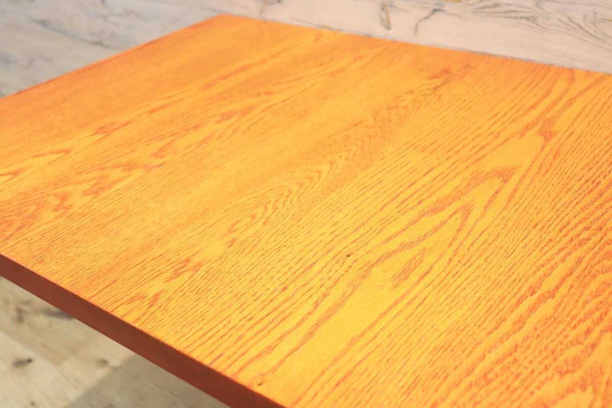 GMFH237O○飛騨産業 / HIDA キツツキ 9981 ダイニングテーブル カフェテーブル 楢材 無垢 インダストリアル 店舗什器 カフェ 飛騨家具