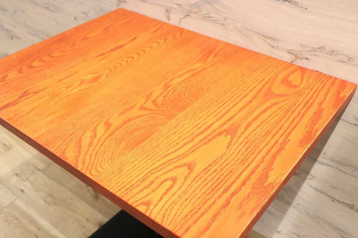 GMFH237P○飛騨産業 / HIDA キツツキ 9981 ダイニングテーブル カフェテーブル 楢材 無垢 インダストリアル 店舗什器 カフェ 飛騨家具