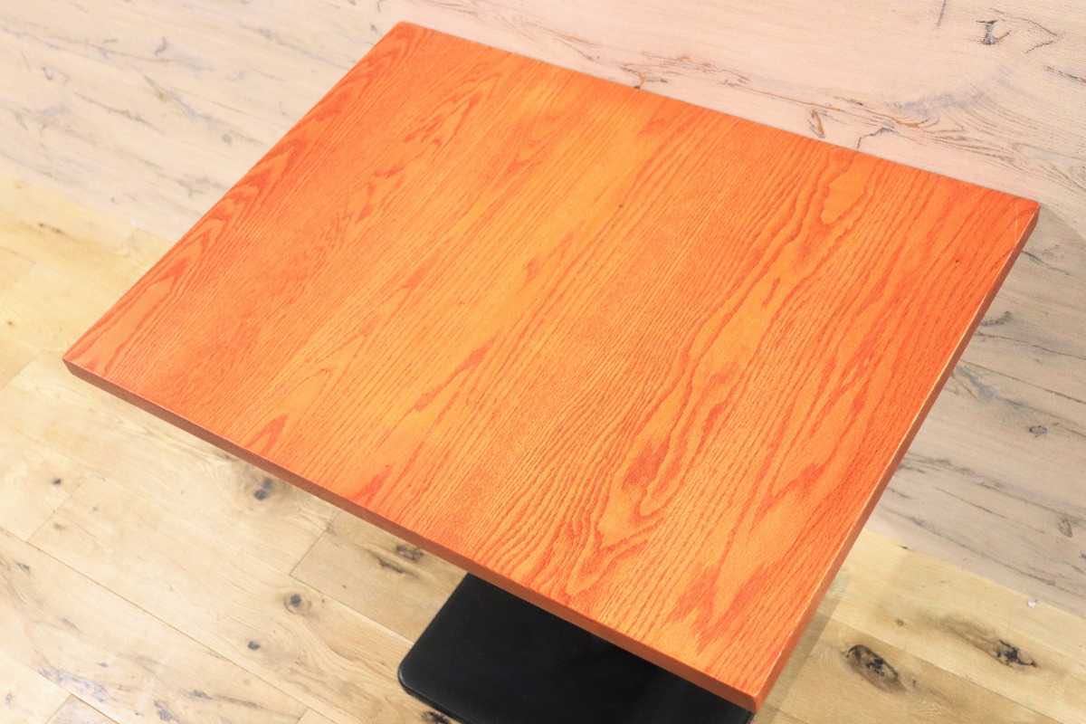 GMFH237Q○飛騨産業 / HIDA キツツキ 9981 ダイニングテーブル カフェテーブル 楢材 無垢 インダストリアル 店舗什器 カフェ 飛騨家具