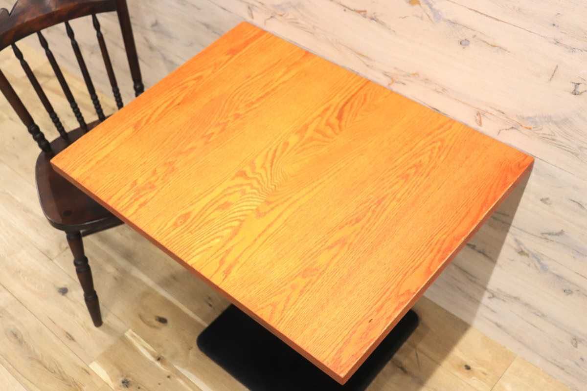 GMFH237U○飛騨産業 / HIDA キツツキ 9981 ダイニングテーブル カフェテーブル 楢材 無垢 インダストリアル 店舗什器 カフェ 飛騨家具