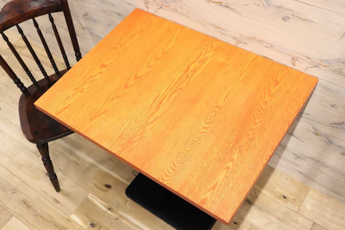 GMFH237V○飛騨産業 / HIDA キツツキ 9981 ダイニングテーブル カフェテーブル 楢材 無垢 インダストリアル 店舗什器 カフェ 飛騨家具