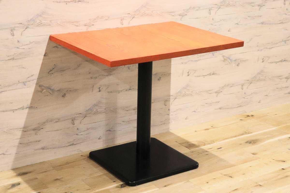 GMFH237W○飛騨産業 / HIDA キツツキ 9981 ダイニングテーブル カフェテーブル 楢材 無垢 インダストリアル 店舗什器 カフェ 飛騨家具