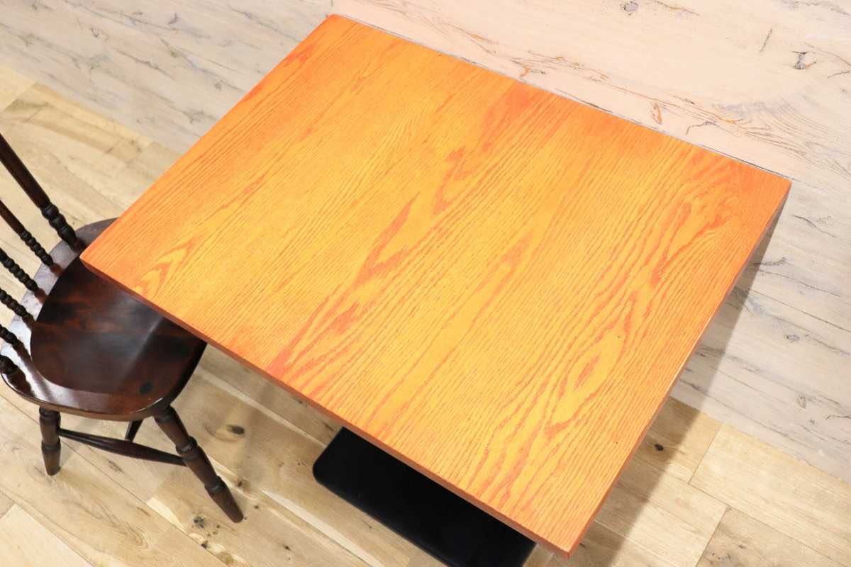 GMFH237X○飛騨産業 / HIDA キツツキ 9981 ダイニングテーブル カフェテーブル 楢材 無垢 インダストリアル 店舗什器 カフェ 飛騨家具