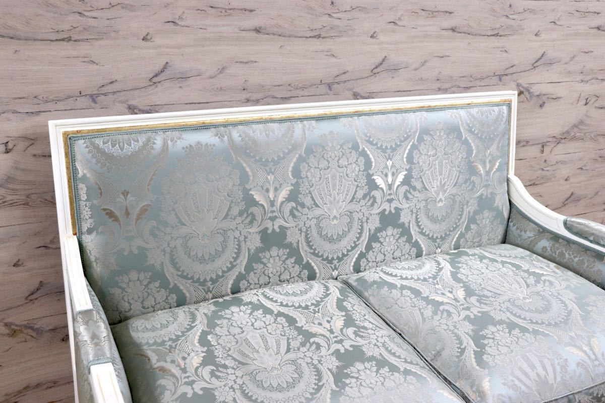 GMFH308○SevenSedie / セブンセディエ 2人掛けソファ ラブソファ 長椅子 ファブリック イタリア クラシック エレガント 輸入家具 展示品