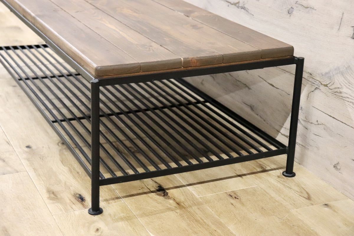 GMFN248○東馬 / TOHMA TVボード AVボード ローボード リビング収納 パイン材 インダストリアル シンプル モダン 美品