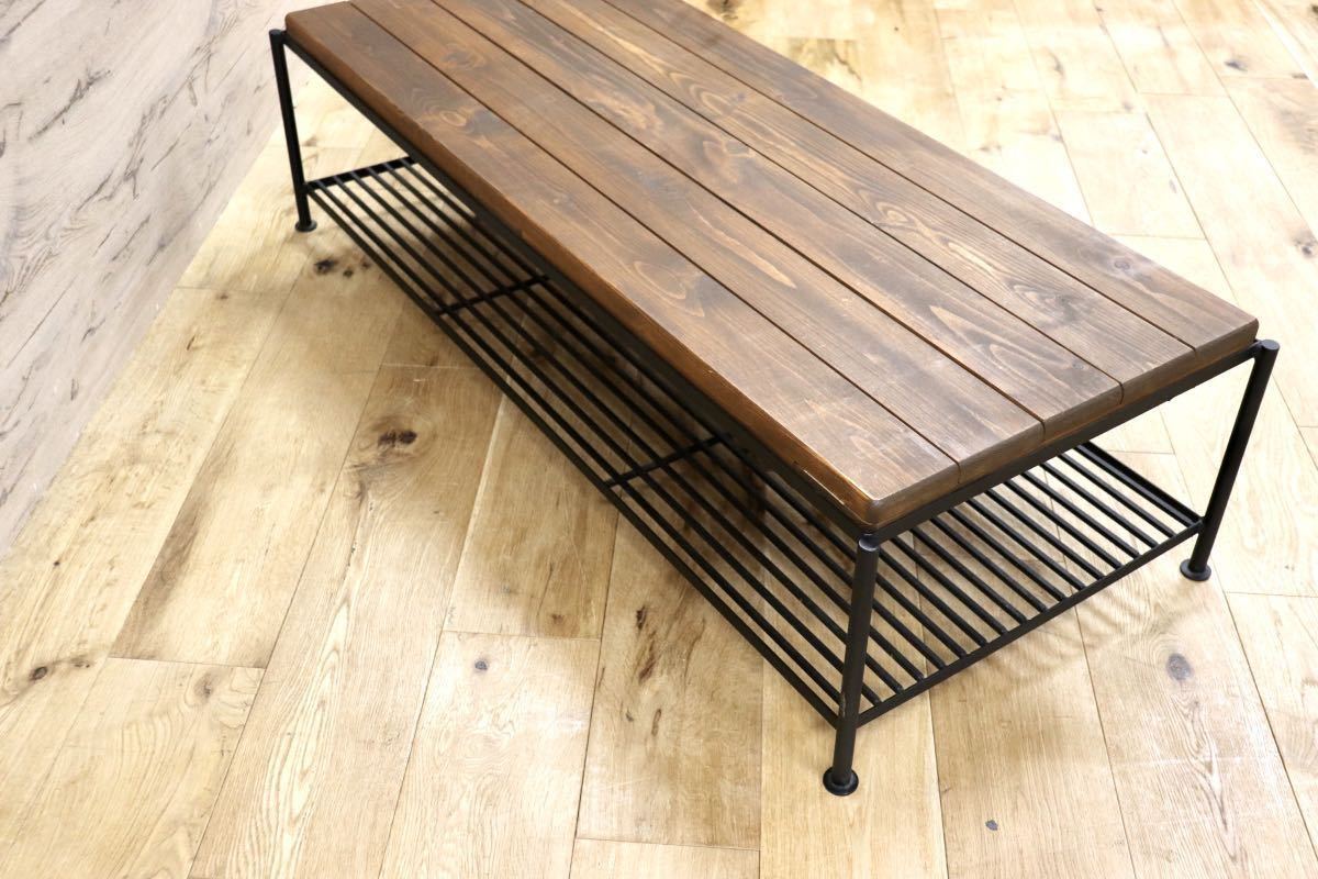 GMFN248○東馬 / TOHMA TVボード AVボード ローボード リビング収納 パイン材 インダストリアル シンプル モダン 美品