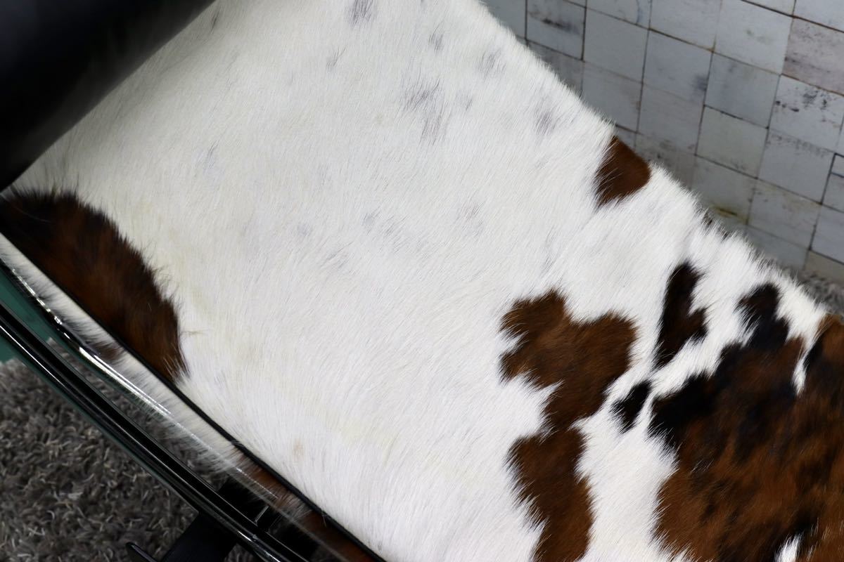 GMFK661○ ル・コルビュジエ LC4 シェーズロング ハラコ イタリア製 ヴィンテージ デザイナーズ 家具 約30万 リプロダクト