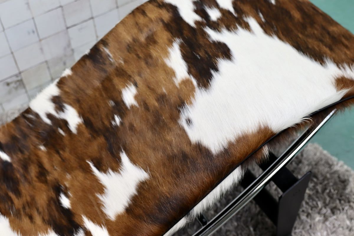 GMFK661○ ル・コルビュジエ LC4 シェーズロング ハラコ イタリア製 ヴィンテージ デザイナーズ 家具 約30万 リプロダクト