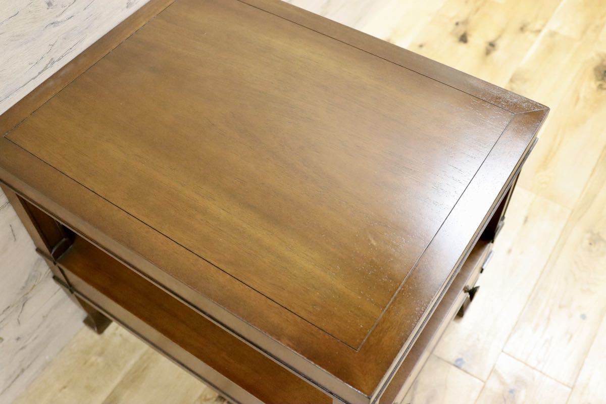 GMFT349A○DREXEL HERITAGE / ドレクセルヘリテイジ トライユン サイドテーブル エンドテーブル クラシック マホガニー 希少 リペア済