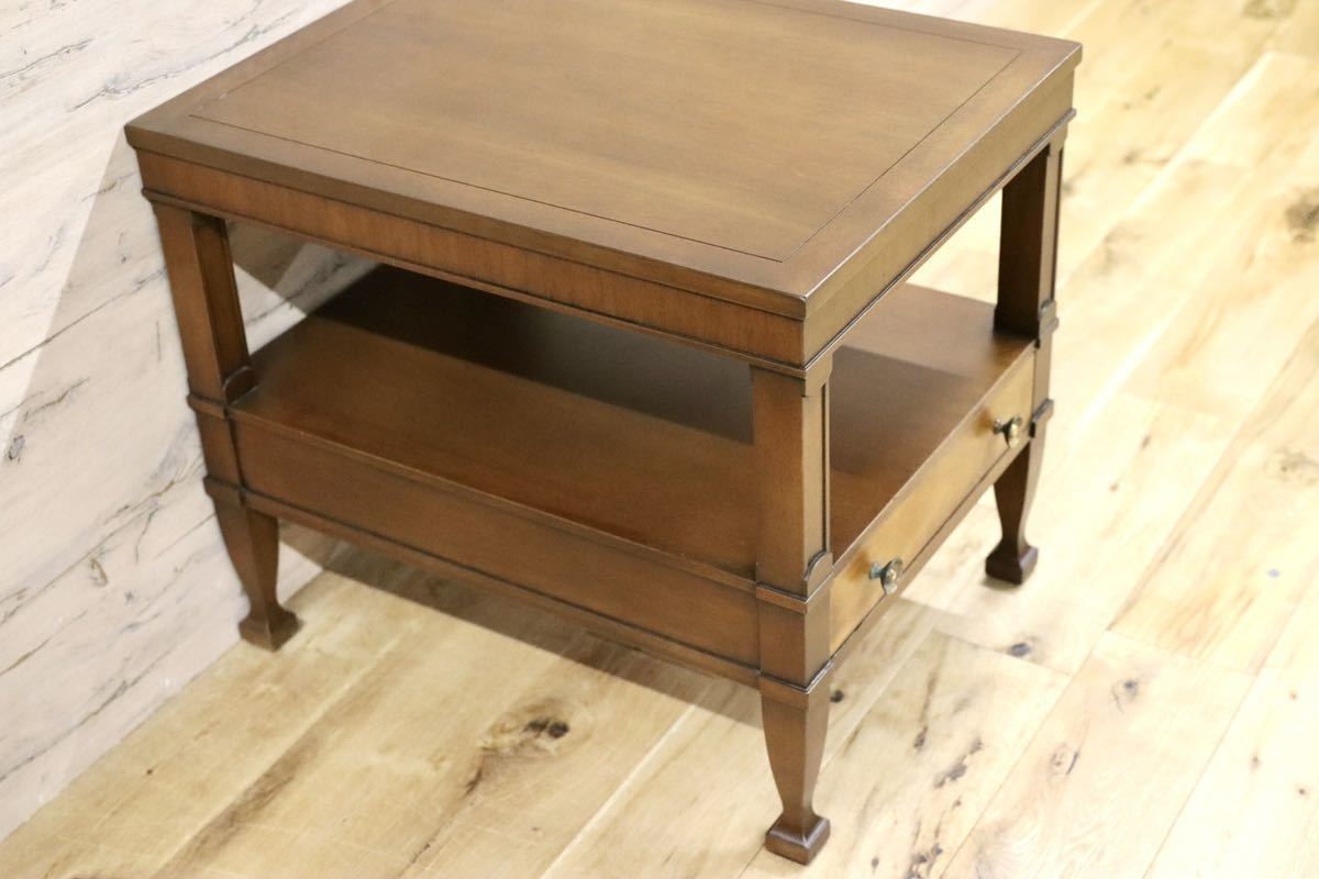 GMFT349A○DREXEL HERITAGE / ドレクセルヘリテイジ トライユン サイドテーブル エンドテーブル クラシック マホガニー 希少 リペア済