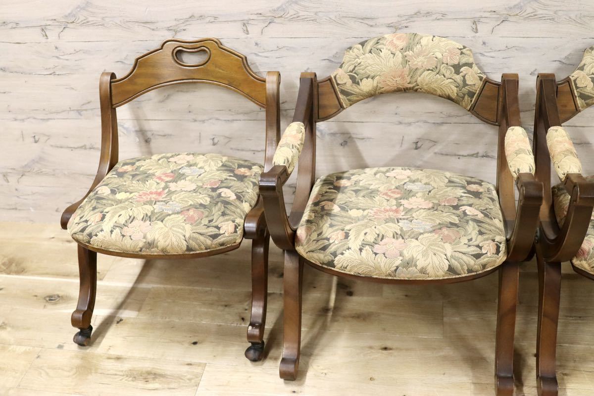 GMFK679○DREXEL HERITAGE / ドレクセルヘリテイジ エスペラント ダイニングチェア 4脚セット ヴィンテージ クラシック 希少 定価約90万