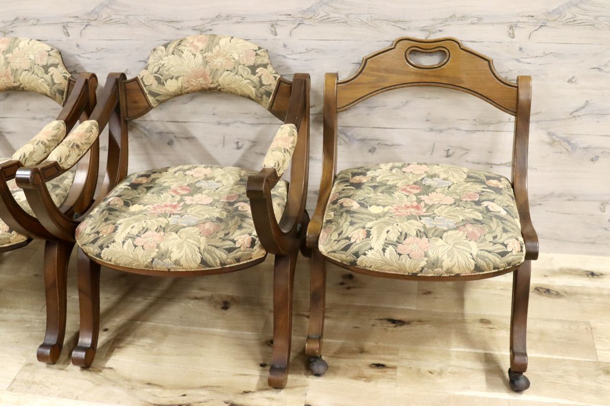GMFK679○DREXEL HERITAGE / ドレクセルヘリテイジ エスペラント ダイニングチェア 4脚セット ヴィンテージ クラシック 希少 定価約90万