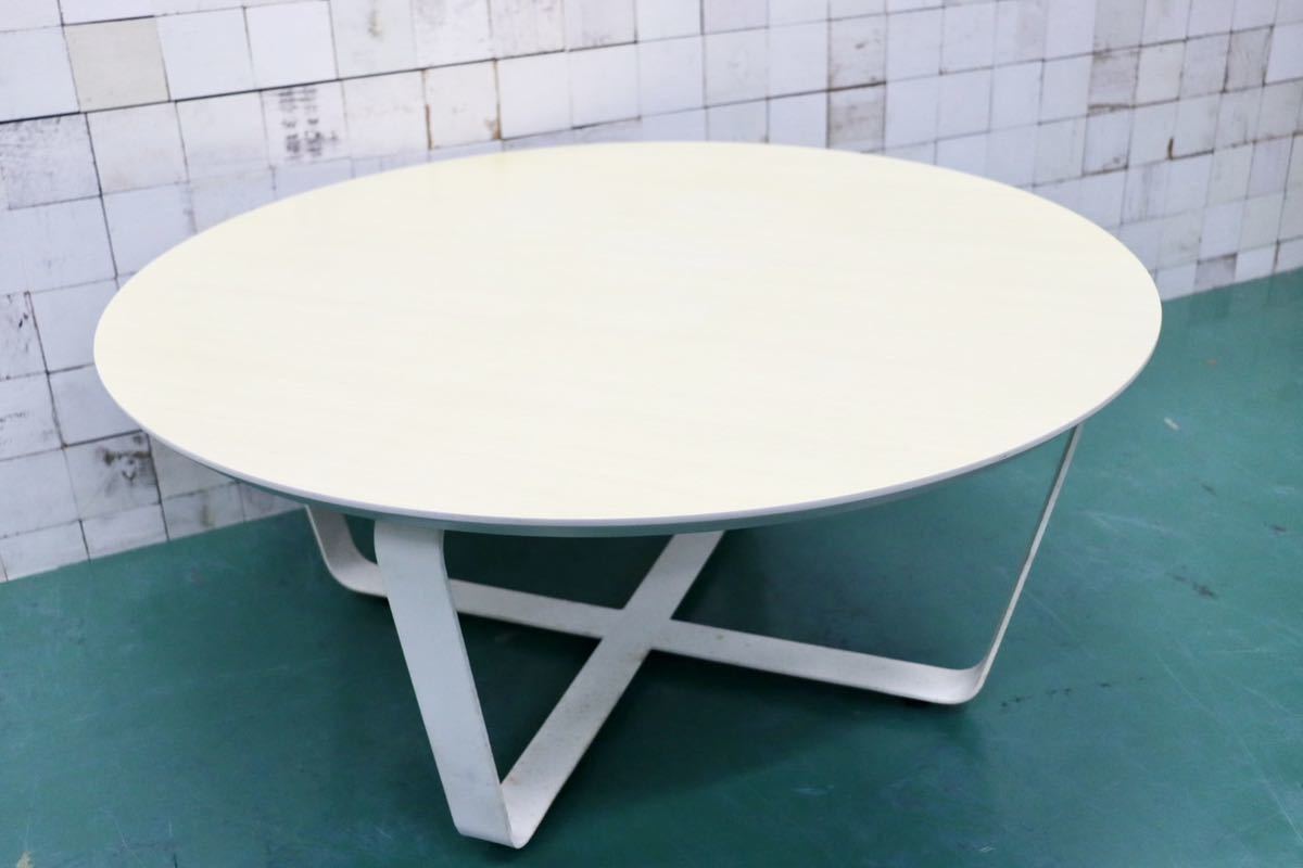 GMFT391○MK エムケーマエダ家具 ラウンドテーブル センターテーブル 丸テーブル コーヒーテーブル プリント化粧板 モダン