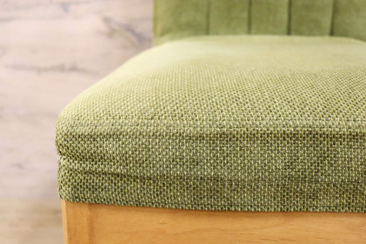 GMFN236C○BOSCO / ボスコ ダイニングチェア アームレスチェア 椅子 北欧スタイル カバーリング グリーン 2脚セット