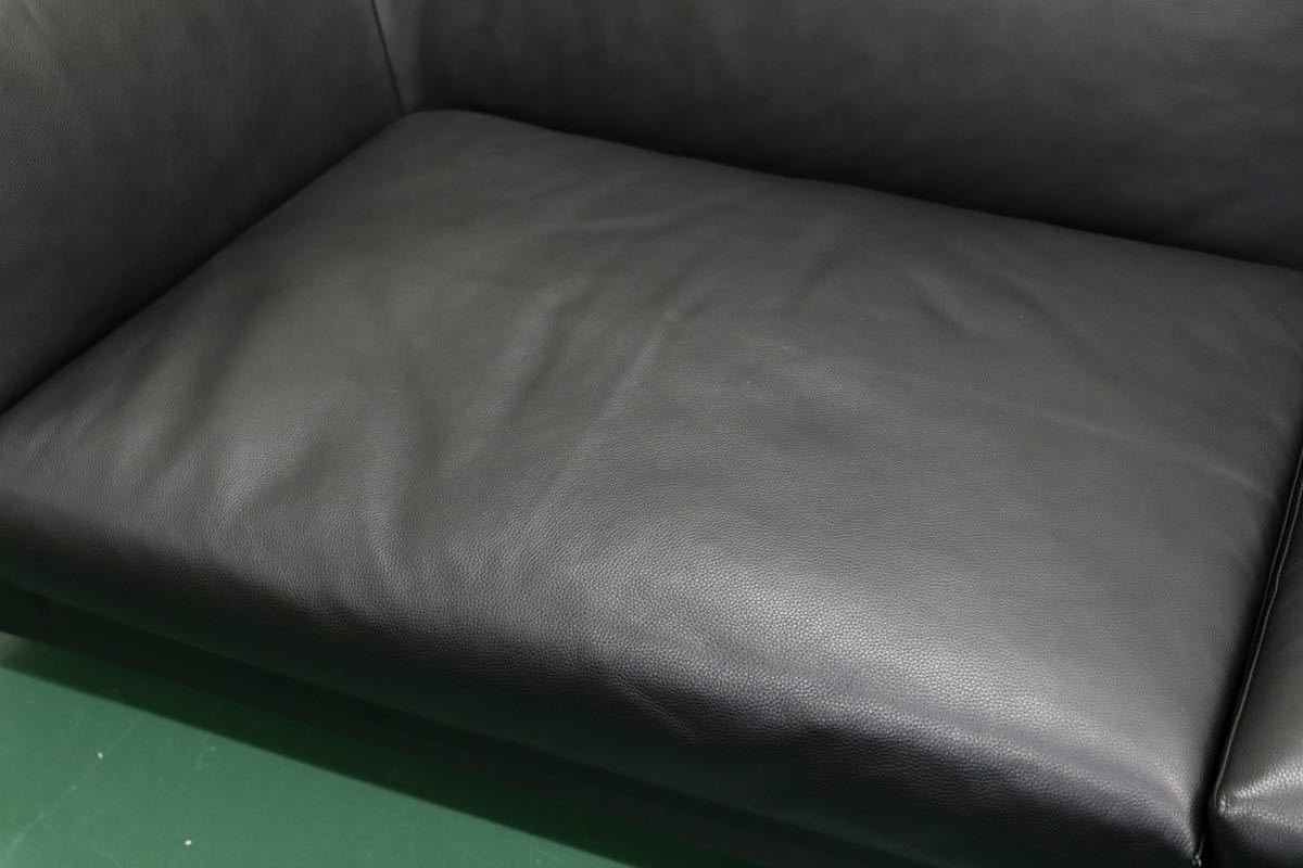GMFO15○eilersen / アイラーセン ORION SOFA オリオンソファ 黒総革 3人掛けソファ トリプルソファ 北欧 デンマーク ACTUS 約130万 展示品※発送不可