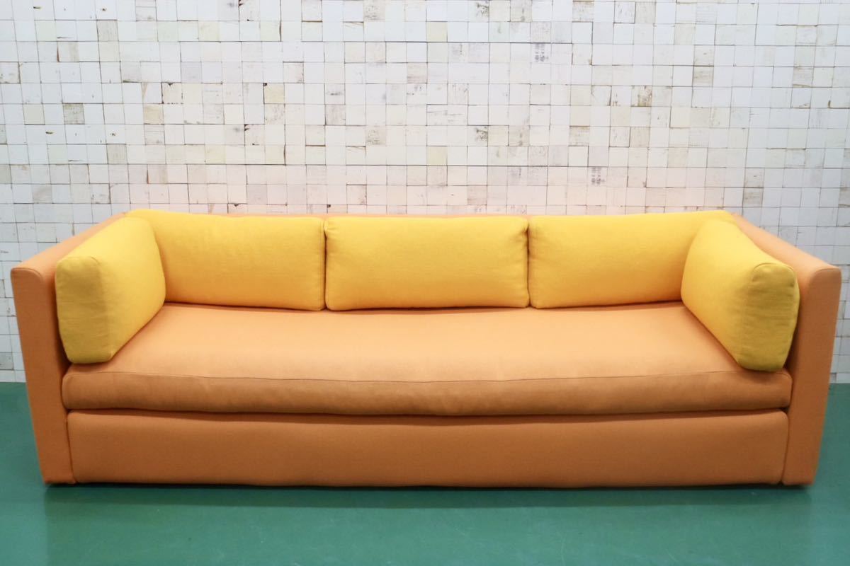 GMFS292○HAY / ヘイ Hackney ハックニー 3人掛けソファ トリプルソファ ワイドソファ 北欧 モダン デンマーク 定価約32万 美品