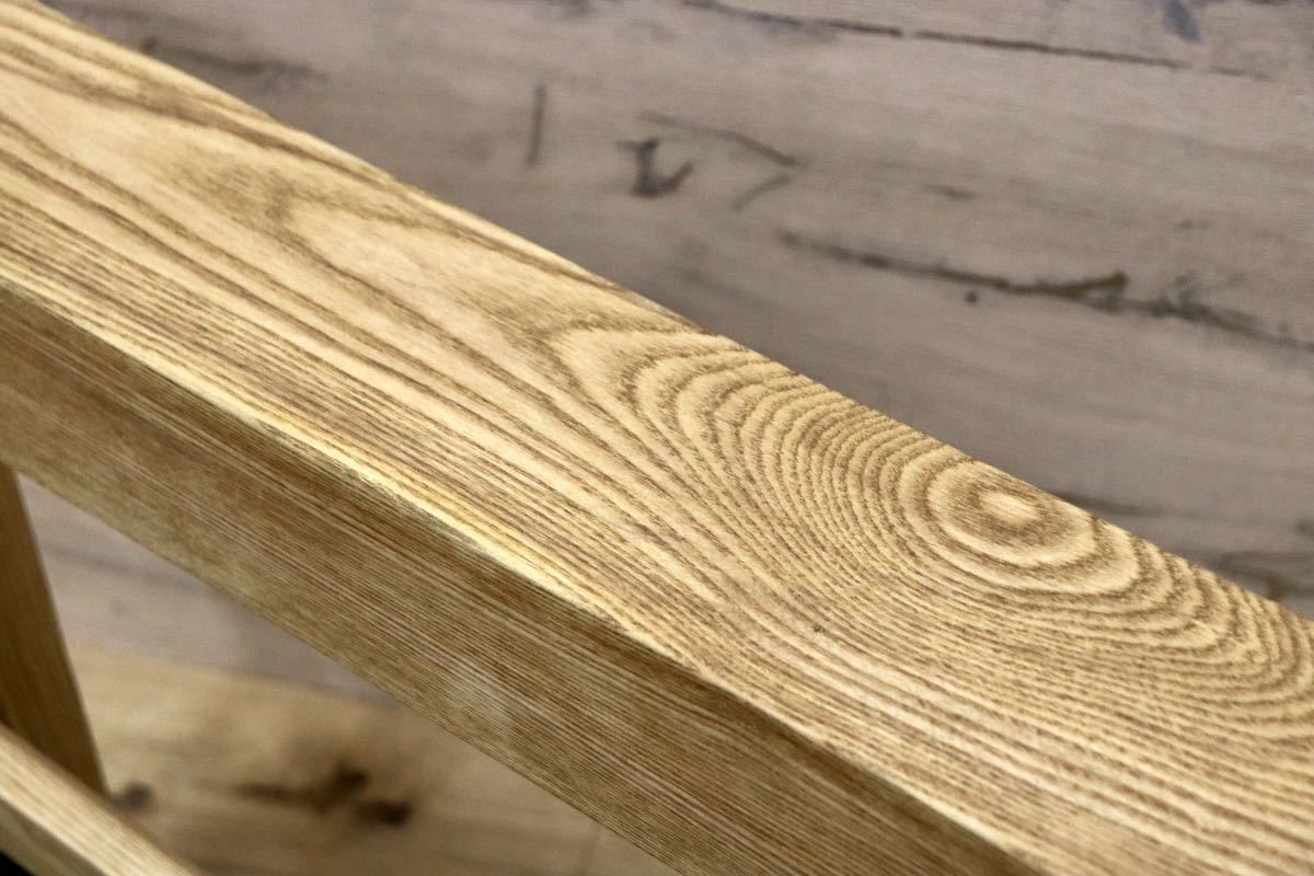 GMFK703○CRASH GATE / クラッシュゲート オーネス 2人掛けソファ ラブソファ ファブリック タモ材 ヘッドレスト 関家具 定価約15万 美品