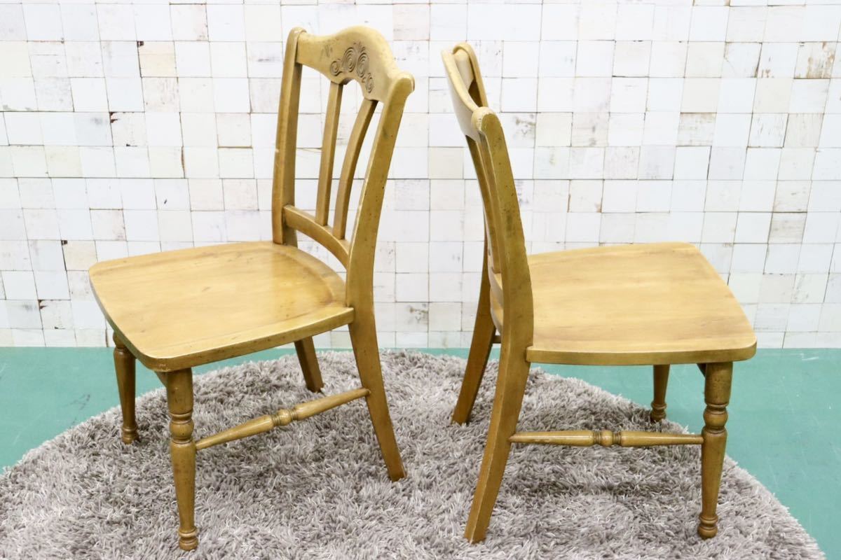 GMFS298A○karimoku / カリモク エスパニア ダイニングチェア 2脚セット 椅子 スパッタリング ラバトリー材 スパニッシュ 国産家具