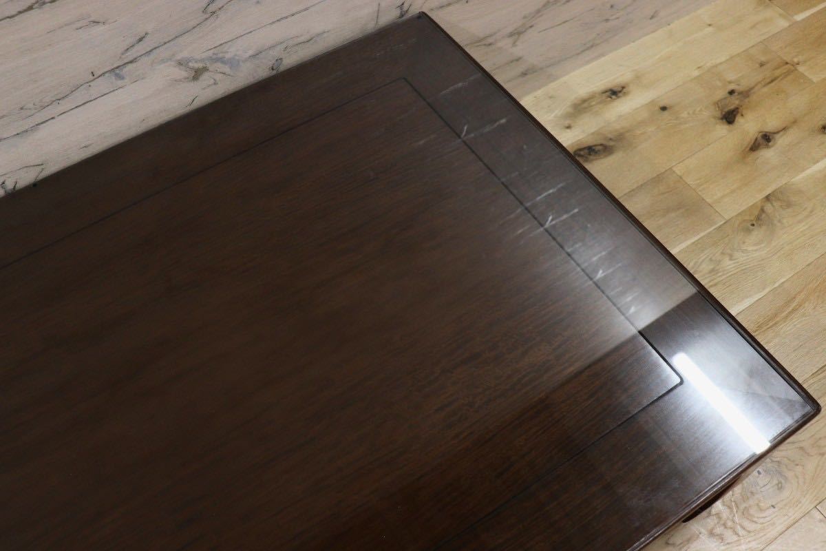 GMFK734○座卓 センターテーブル ローテーブル 和室 座敷 客間 座敷机 テーブル 杉本作 作家作品 唐木 紫壇 展示品