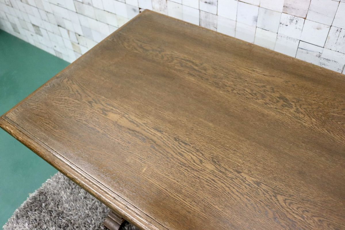 GMFH340○ダイニングテーブル 食卓テーブル 作業台 テーブル 机 カントリー オーク材 無垢 検)神戸家具 永田良介