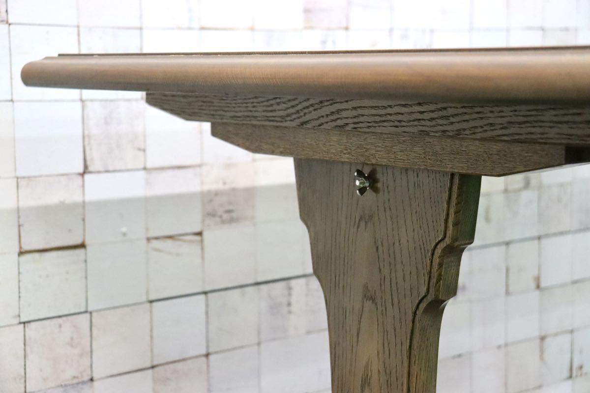 GMFH340○ダイニングテーブル 食卓テーブル 作業台 テーブル 机 カントリー オーク材 無垢 検)神戸家具 永田良介